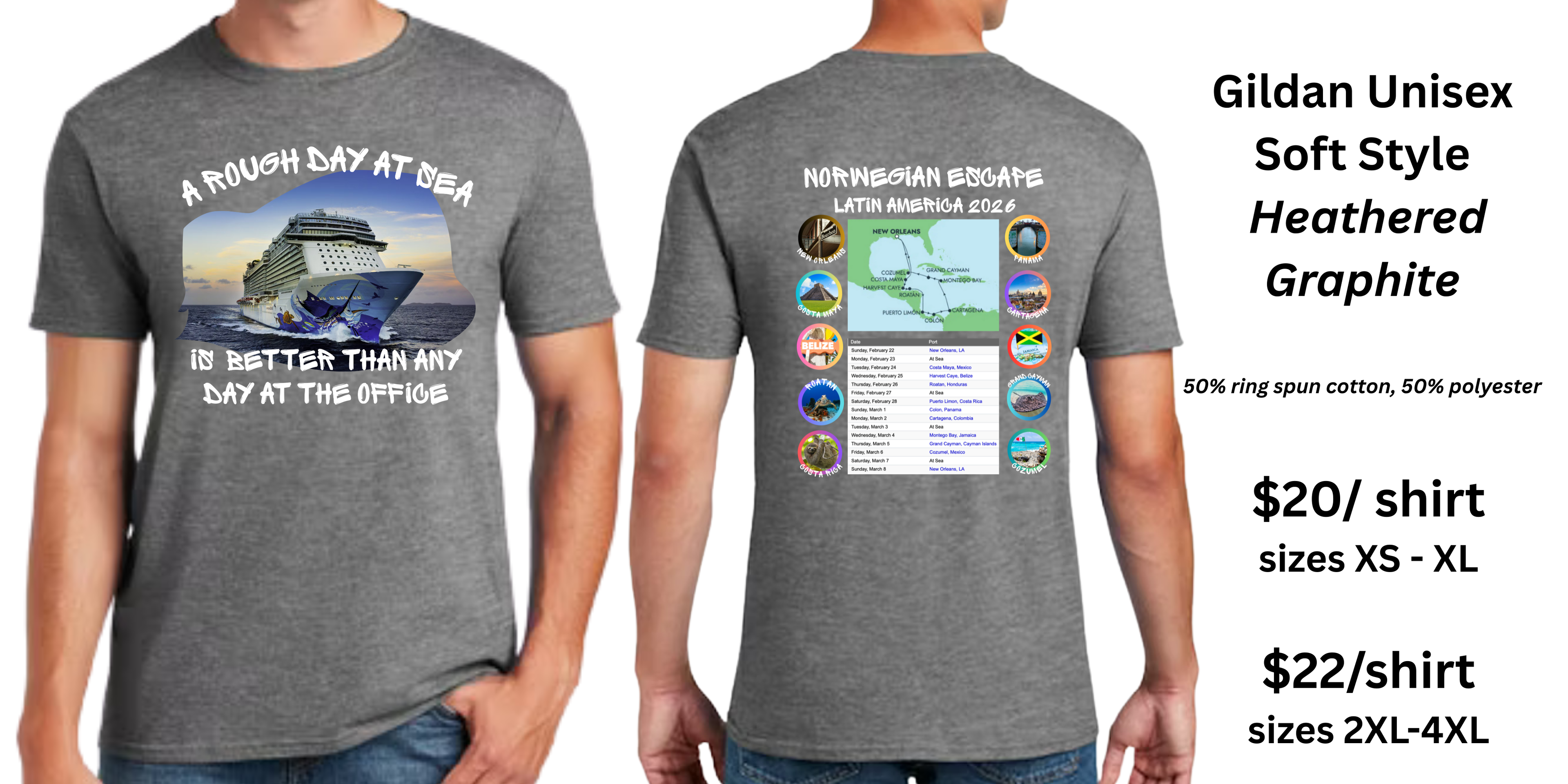 Nola Group Cruise Shirt - Feb. 22, 2026