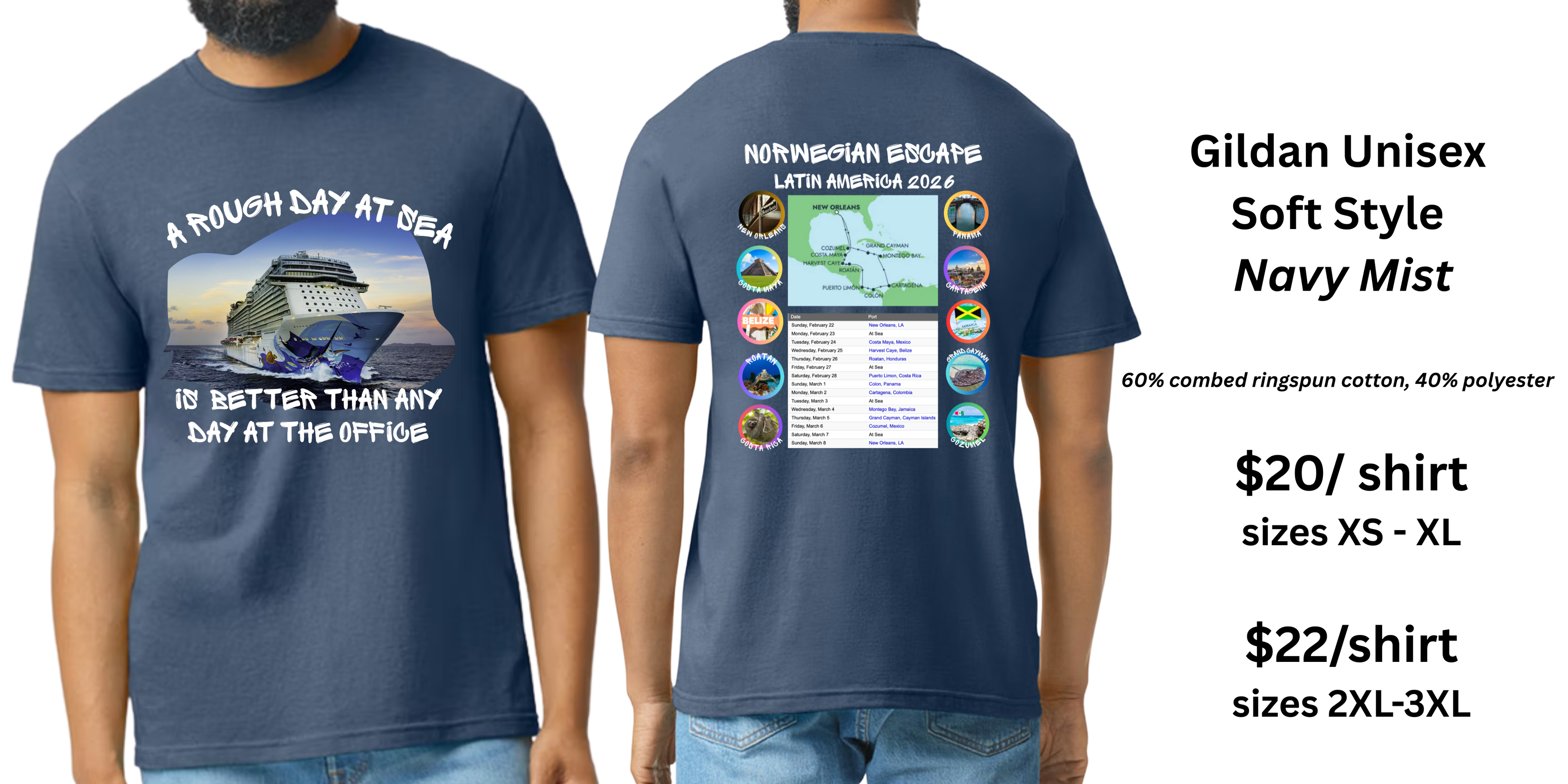 Nola Group Cruise Shirt - Feb. 22, 2026